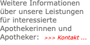 Weitere Informationen über unsere Leistungen 