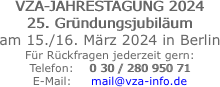 VZA-JAHRESTAGUNG 2022 
